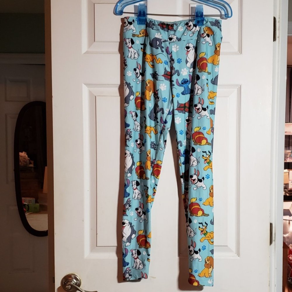 Disney Dog Themed Yoga Pants